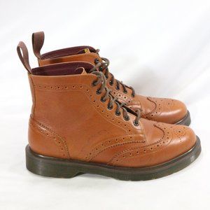 dr martens tan brogues